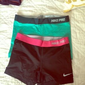 Nike pro shorts bundle